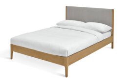Habitat Loxley Double Wooden Bed Frame - Oak - thumbnail 2