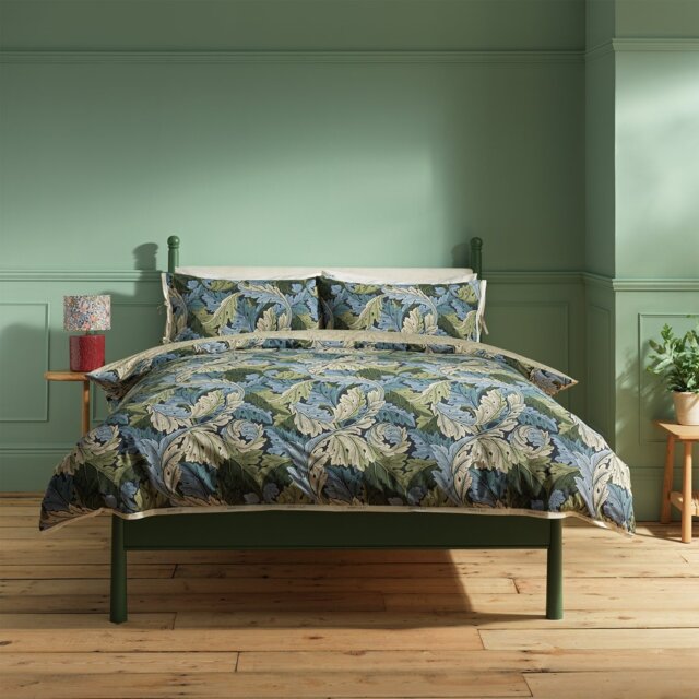 Habitat x Morris & Co. Acanthus Blue Bedding Set - King size - image 1