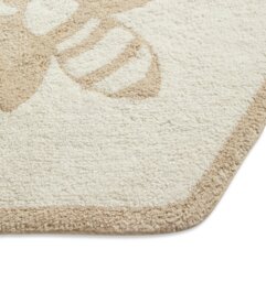 Habitat Floral Bee Bath Mat - Beige - thumbnail 2