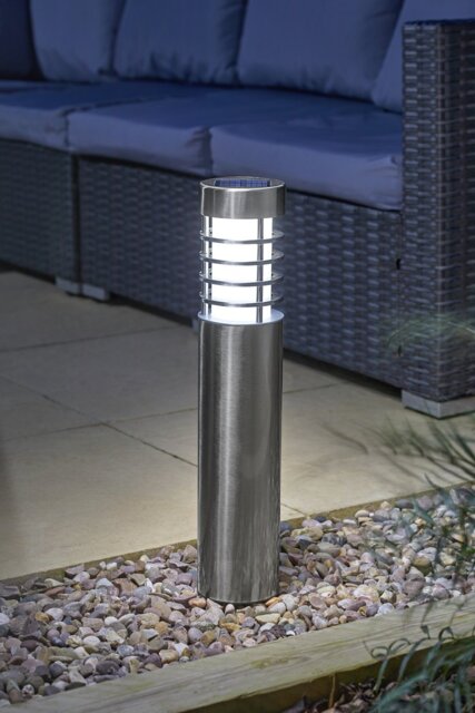 Smart Solar White Solar Bollard Lights - Set of 2 - image 1