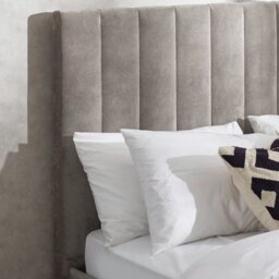 Julian Bowen Eloise Double Wooden Bed - Grey - thumbnail 2