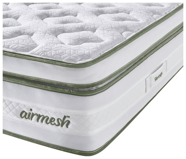 Silentnight Airmesh Comfort 3000 Boxtop Mattress - Double - image 1