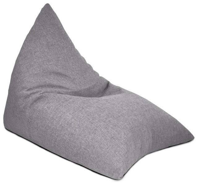 rucomfy Barley Fabric Humbug Beanbag - Grey - image 1