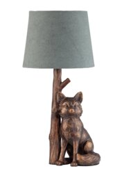 Argos Home Fox Table Lamp - Bronze & Grey - thumbnail 2