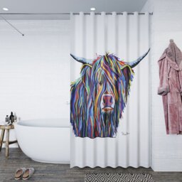 Steven Brown Angus McCoo Shower Curtain