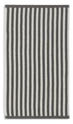 Habitat Grey Stripe Bath Towel - thumbnail 2