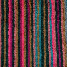 Habitat Cotton Skinny Bright Stripe Bath Mat - Multicoloured - thumbnail 2