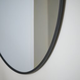 Habitat Black Round Wall Mirror - 50x50cm - thumbnail 2
