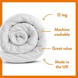 Dreamwell Medium Weight 12 Tog Duvet - Double - thumbnail 2