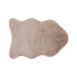 Think Rugs Supersoft Faux Fur Mink Single Pelt Rug - 58x90cm - thumbnail 2