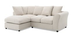 Argos Home Harry Small Left Hand Chenille Corner Sofa - Natural - thumbnail 2