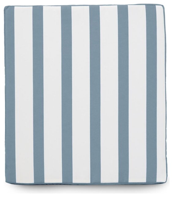 rucomfy Stripe Single Garden Bench Cushion - Blue & White - image 1