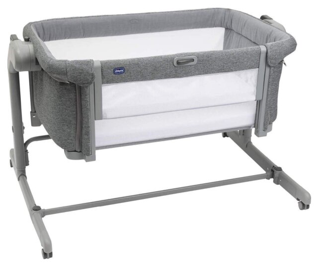 Chicco Next2Me Magic Evo Bedside Crib - Dark Grey - image 1