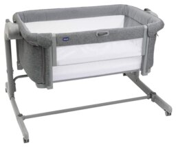 Chicco Next2Me Magic Evo Bedside Crib - Dark Grey - thumbnail 1