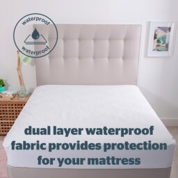 Silentnight Waterproof Mattress Protector - Double - thumbnail 2