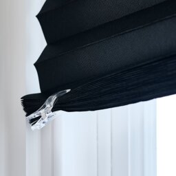 Home Essentials Blackout Black Temporary Blind - 120cm - thumbnail 2
