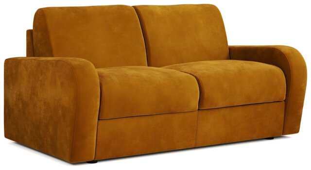 Jay-Be Deco Velvet 2 Seater Sofa Bed - Gold - image 1