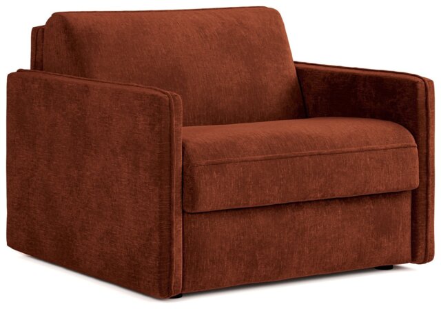 Jay-Be Slim Fabric Cuddle Chair Sofa Bed - Orange - image 1