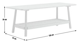 Habitat x Morris & Co. Canterbury Oak Coffee Table - thumbnail 2