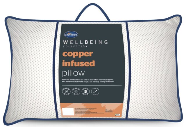 Silentnight Restore Cooling Copper Medium Pillow - image 1