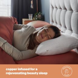 Silentnight Restore Cooling Copper Medium Pillow - thumbnail 2