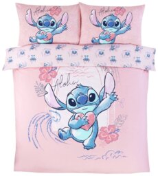 Disney Lilo & Stitch Pink Kids Bedding Set - Double - thumbnail 2