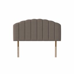 Silentnight Merlin Fabric Kingsize Headboard - Mink - thumbnail 2