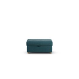 Habitat Holmfirth Fabric Footstool - Teal