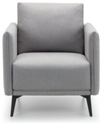 Julian Bowen Rohe Fabric Armchair - Grey - thumbnail 1