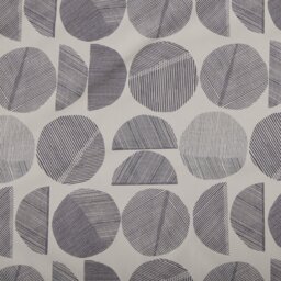 Habitat Geometric Blackout Eyelet Curtains - Grey -168x229cm - thumbnail 2