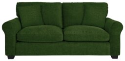 Argos Home Taylor Fabric 3 seater Sofa - Green