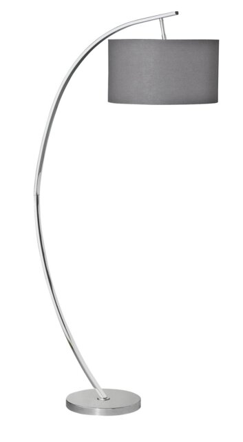 Argos Home Clane Arch Floor Lamp - Grey - image 1