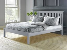 Argos Home Aspley Small Double Wooden Bed Frame - Grey - thumbnail 2