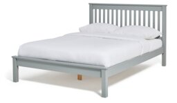 Argos Home Aspley Small Double Wooden Bed Frame - Grey - thumbnail 1
