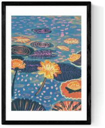 East End Prints Magic Pond Black Frame Art Print - A2 - thumbnail 2