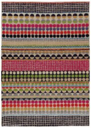 Habitat Bloomsbury Geometric Wool Cut Pile Rug - 170x240cm
