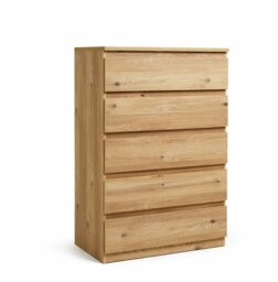 Argos Home Jenson 5 Drawer Chest - New Oak Effect - thumbnail 2