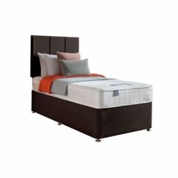 Silentnight Hatfield Single Memory Divan Bed - Charcoal - thumbnail 2