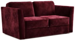 Jay-Be Elegance Velvet 2 Seater Sofa Bed - Burgundy