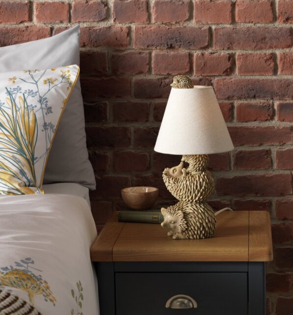 Argos Home Forest Dawn Hedgehog Family Table Lamp - image 1