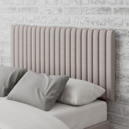 Aspire Grant Linen Superking Headboard - Off White - thumbnail 1