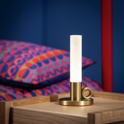 Habitat 60 Chamber Table Lamp by Sebastian Conran - Gold - thumbnail 2