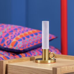 Habitat 60 Chamber Table Lamp by Sebastian Conran - Gold - thumbnail 1