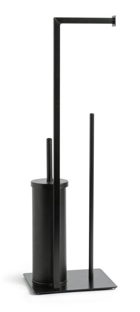 Argos Home 3-in-1 Toilet Roll Holder - Black - image 1