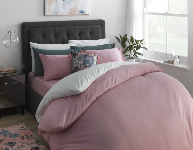 Habitat Cotton Rich 180 TC Standard Pillowcase Pair - Blush - image 1