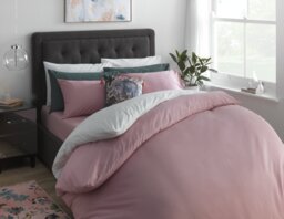 Habitat Cotton Rich 180 TC Standard Pillowcase Pair - Blush - thumbnail 1