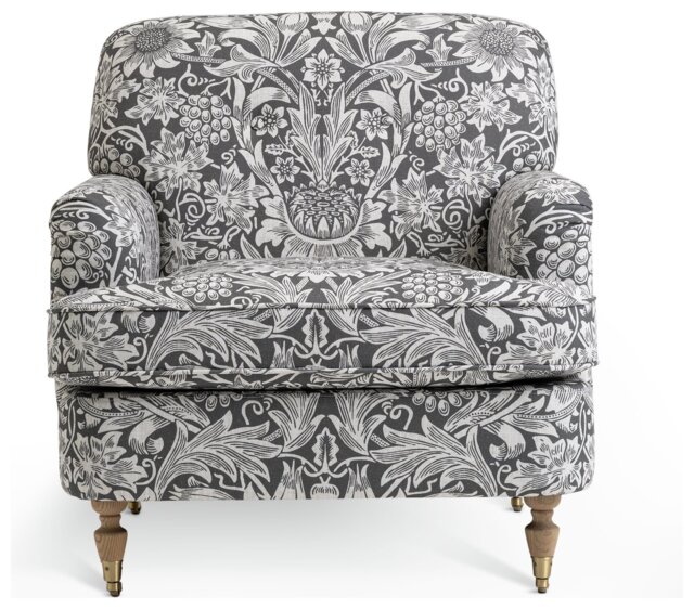 Habitat x Morris & Co. Merton Sunflower Fabric Armchair - image 1