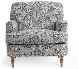 Habitat x Morris & Co. Merton Sunflower Fabric Armchair - thumbnail 1
