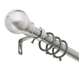 Argos Home Steel Extendable Curtain Pole - 110cm - 300cm - thumbnail 1