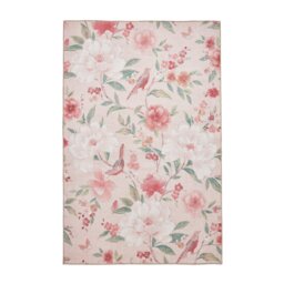 Catherine Lansfield Floral Pink  Rug - 76x150cm - thumbnail 2